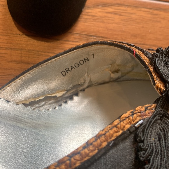 VINTAGE Embroidered Mule shoe - Picture 5 of 8